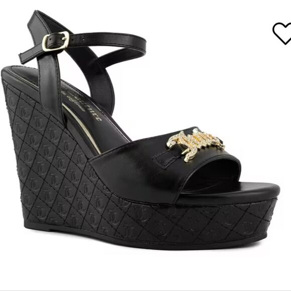 BRAND NEW JUICY COUTURE HARLOWE WOMEN"S WEDGES SANDAL S2 - Picture 1 of 15